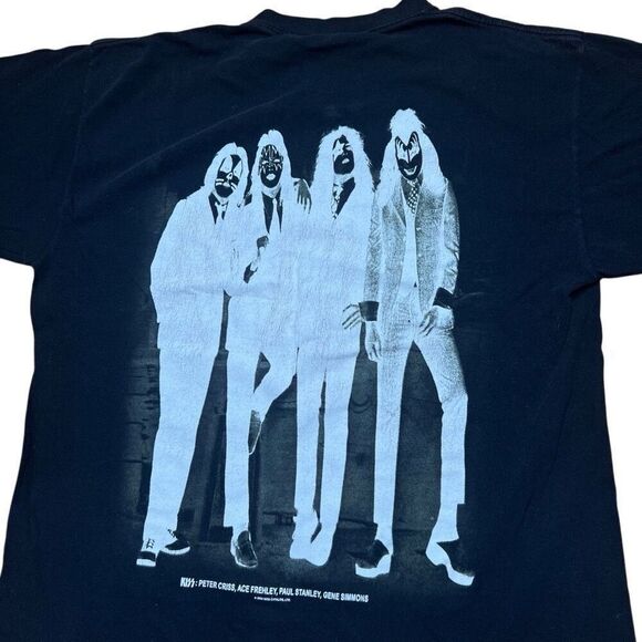 Vintage Kiss Dressed To Kill Single Stitch Two Sided T Shirt Large - Picture 7 of 7